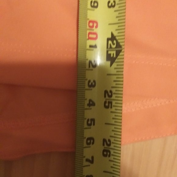 NWT Nike Flex Peach Orange Standard fit  Dri Fit Golf Top XL - Picture 13 of 15